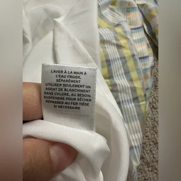 Halogen Atlantic Pacific Women's NWT Prairiecore Plaid Ruffle Midi Dress Small - Picture 8 of 8